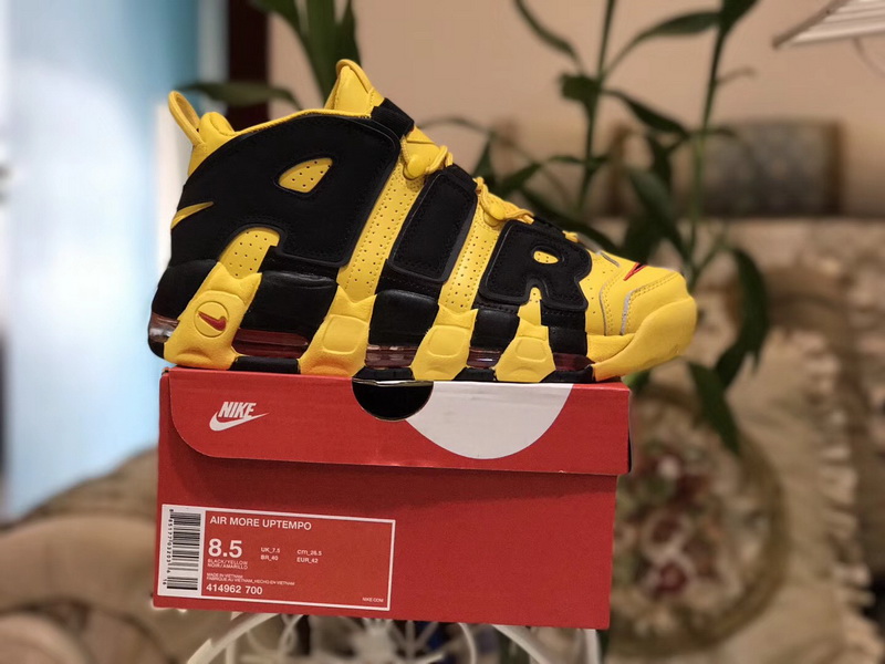 Authentic Nike Air More Uptempo Yellow